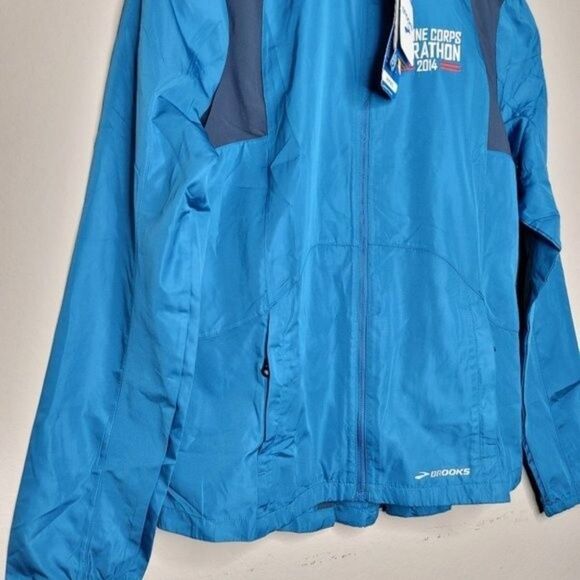 Brooks Marine Corps 2014 Windbreaker Jacket Medium - Picture 11 of 15